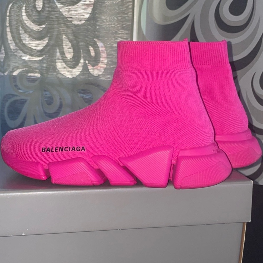 Pretty N Pink Balenciaga Sock Runners